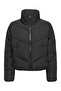 معطف نسائي أسود 15308639 Onlmaggı Solid Puffer Cc Otw - 5