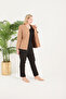 Women's Plus Size Collarless Jacket - 5