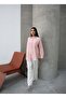 Striped Long Sleeve Muslin Shirt 5194 Pink - 2
