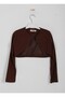 Girl's Long Sleeve Bolero with Puff Detail