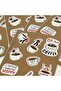 Coffee Themed Sticker Set – 5 Sheets of Stickers for Notebooks, Laptops, Journals, and Gifts - 4