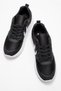 Lace-Up Men's Sports Shoes Black White - 5
