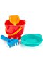 Beach Basics Sand Toy Set | 4-Piece Sand & Water Playset for Toddlers | Includes Bucket, Sifter