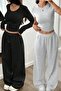 Double Layer Sweatpants - All-Day Comfort and Elegance with Cotton Texture
