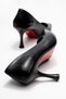 Women's Stiletto Shoes BLACK SKIN - 4