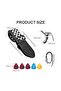 Guitar Strap, Jacquard Guitar Strap, Black and White Chequered, Electric, Acoustic - 2