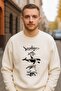 Orca Black and White Printed 3 Thread Ecru Sweat (Children - Adult) - 5