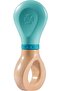 Twist & Shake Wooden Rattle Toy for Babies, 3 Months+, Blue | Multi-Play with Rattling & Clicki - 2