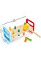 Rainbow Pounder | Pounding Bench Wooden Toy with Hammer, Multicolor - 3