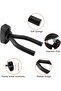 Fousenuk 6 Piece Guitar Holder Wall Mount Guitar Hook Black Guitar Stand Wall Mount - 4