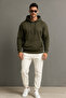 Hooded Pocket 3 Thread High Quality Unisex Women Men Sweatshirt - 2