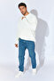 Crew Neck Oversize Basic Sweater - Ecru |   Mew515256-01 - 2