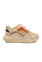 Beige Orange Thick Sole Lace-Up Women's Sports Shoes 051 g