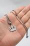 King's Crown Figured Necklace Stainless Steel Chain 902295 - 8