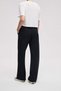 Wide-Leg Solid Pants - 6