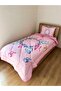 Butterfly Patterned, Double-Sided Single Welsoft Sleeping Set - 2