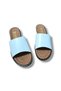 Women's Genuine Leather Flat Sole Staple Detailed Slippers - 5