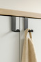 (Set of 4) Double-Way Metal Hangers for Doors and Behind Cabinets |   Bathrobe – Towel – Bag Hanger