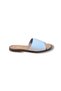 Women's Genuine Leather Flat Sole Staple Detailed Slippers - 2