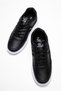 Lace-Up Men's Sports Shoes Black White - 5