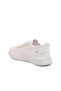 White Lace-Up Lightweight Leather Women's Sports Shoes 201 g - 4