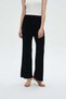 Solid Full Length Bootcut Pants