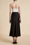 Wide-Leg Solid Midi Skirt - 6
