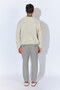 Crew Neck Oversize Basic Sweater - Stone |   Mew515256-01 - 7
