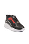 Black Burgundy Thick Sole Lace-Up Women's Sports Shoes 051 g - 3