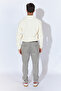 Zippered Polo Neck Sweater - Ecru |   Mew515286-01 - 7