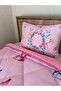 Butterfly Patterned, Double-Sided Single Welsoft Sleeping Set - 3
