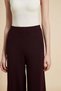 Solid Wide-Leg Pants - 4