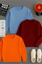 Men's Long Sleeve Winter Loose 3-Piece Sweatshirt