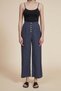 Classic Button-Front Wide-Leg Pants - 2