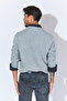 Crew Neck Knitted Regular Fit Sweater - Gray Melange |   Mew515245-01 - 5