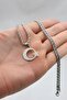 Moon Star - Moon Star Necklace Stainless Steel Chain 902300 - 6