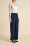 Solid Wide-Leg Pants - 3