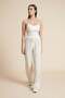 Solid Ribbed Drawstring Pants