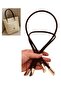 60 cm Dark Brown Color Trend Model Double Bag Handle