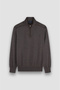 Men's Knitted Wool Zipped Sweater - 6