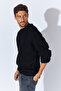 Crew Neck Oversize Basic Sweater - Black |   Mew515256-01 - 3