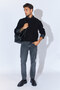 Crew Neck Knitted Regular Fit Sweater - Black |   Mew515245-01 - 3