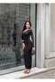 Lace One Sleeve Long Dress - 6