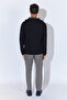Collar Detailed Half Zipper Sweater - Black |   Mew515231-01 - 7