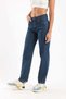 Solid Wide-Leg Jeans - 2