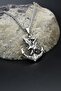 Anchor Rudder and Eagle Figured Necklace Stainless Steel Chain 902289 - 2