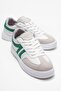 Lace-Up Men's Sneakers White Green