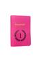 Letter Design Leather Passport Cover I