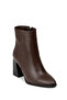 Women's High Sole Brown Boots - 5