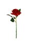 Artificial Red Rose, Short Stem, 32 cm, Plastic - 2